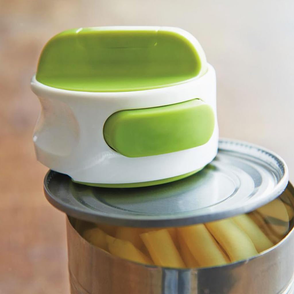 Supvox Manual Can Opener for Kitchen with One Touch Release and Anti Slip Handle | 6.7×6.2×4.8 cm Stainless Steel Cutter