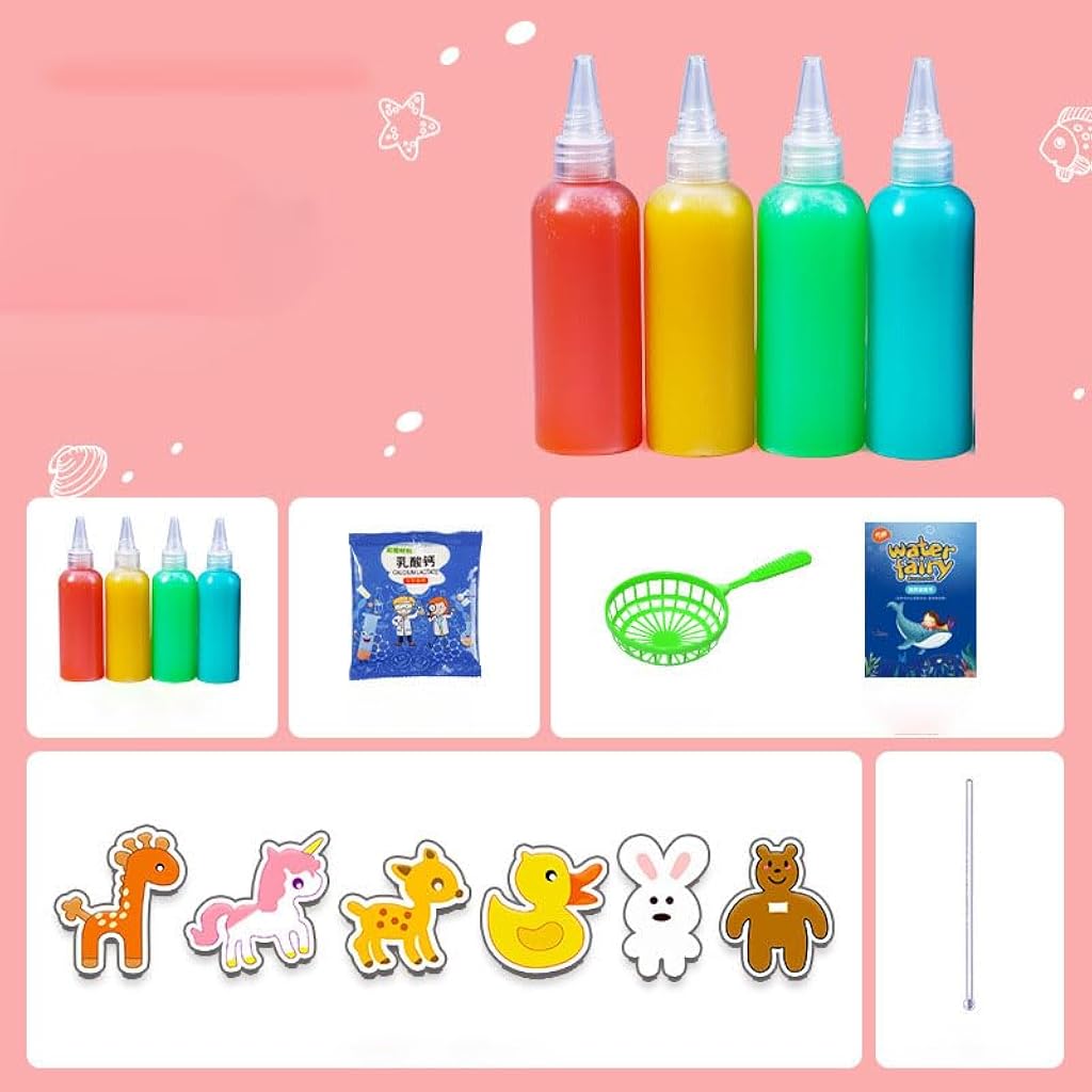 HASTHIP® Animals DIY Squishy Making Kit with Moulds,Silicone Mould Making Kit Squishy Toy Tool for Kids Includes Tools & Accessories DIY Toy Supplies for Kids & Adults Gift
