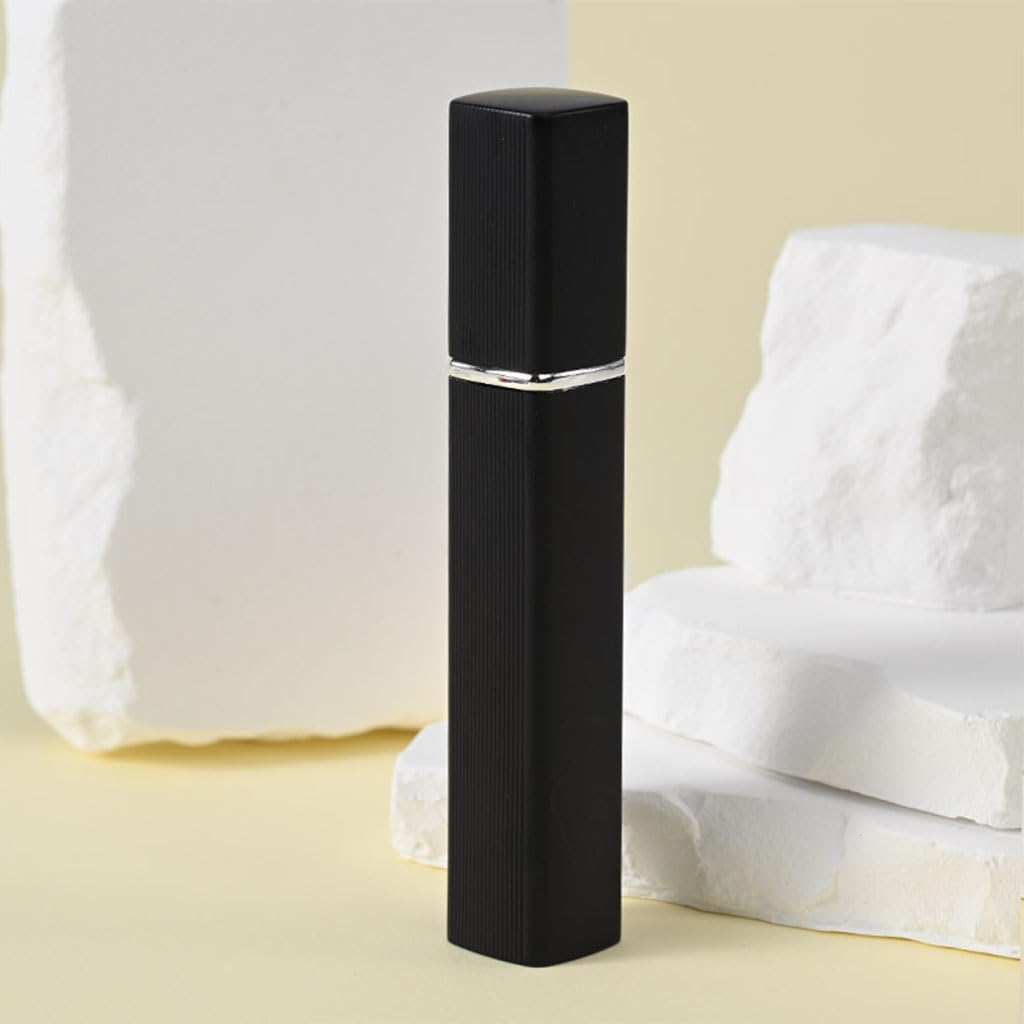 Zibuyu Travel Perfume Atomizer 12ml for Purse with Refillable Glass Spray and Metal Housing