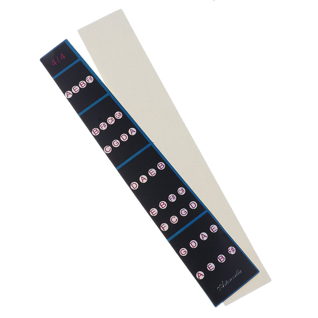 HASTHIP Violin Finger Guide for 4/4 Full Size Violin with Musical Alphabet Chart | 2PCS