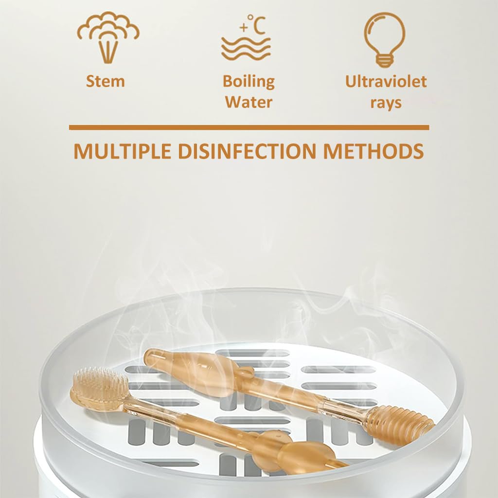 SNOWIE SOFT Baby Oral Cleaning Brush for 6–24 Months with 2 in 1 Tooth and Tongue Cleaner | BPA Free Silicone and Storage Box