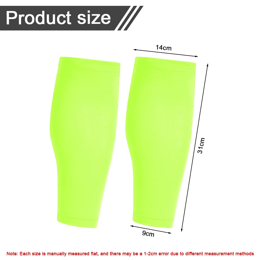 Proberos Calf Compression Sleeves for Running & Cycling with Anti Slip Silicone | Ice Silk Breathable Support for Men and Women