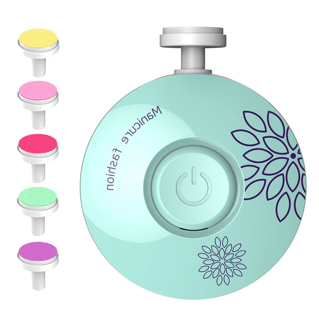 PALAY Baby Electric Nail Trimmer with 6 Grinding Bits for Safe Quiet Nail Care | Portable Kit