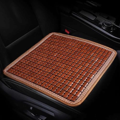 STHIRA® Bamboo Chair Pad Summer Cooling Seat Pad Car Seat Ventilated Cool Pad Anti-slip Chair Pad Recliner Chair Pad, 16x16 inch