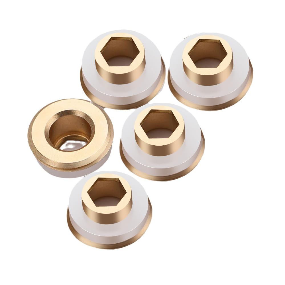 Serplex® 1/2-inch Faucet Leak-Proof Sealing Gasket Washer, Easy Installation Quick Sealing Gaskets Faucet Bathroom Shower Accessories (3Pcs)-Metallic