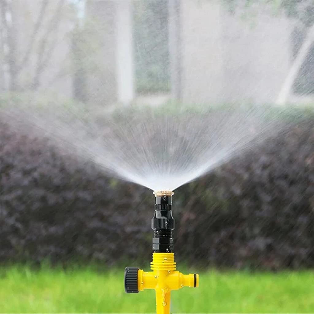 HASTHIP® Garden Sprinker for Garden Agriculture Watering, 360° Rotating Irrigation Sprinkler Adjustable Irrigation Angle Sprinkler, Gardening Watering Systems for Outdoor Grass Garden Yard Lawns