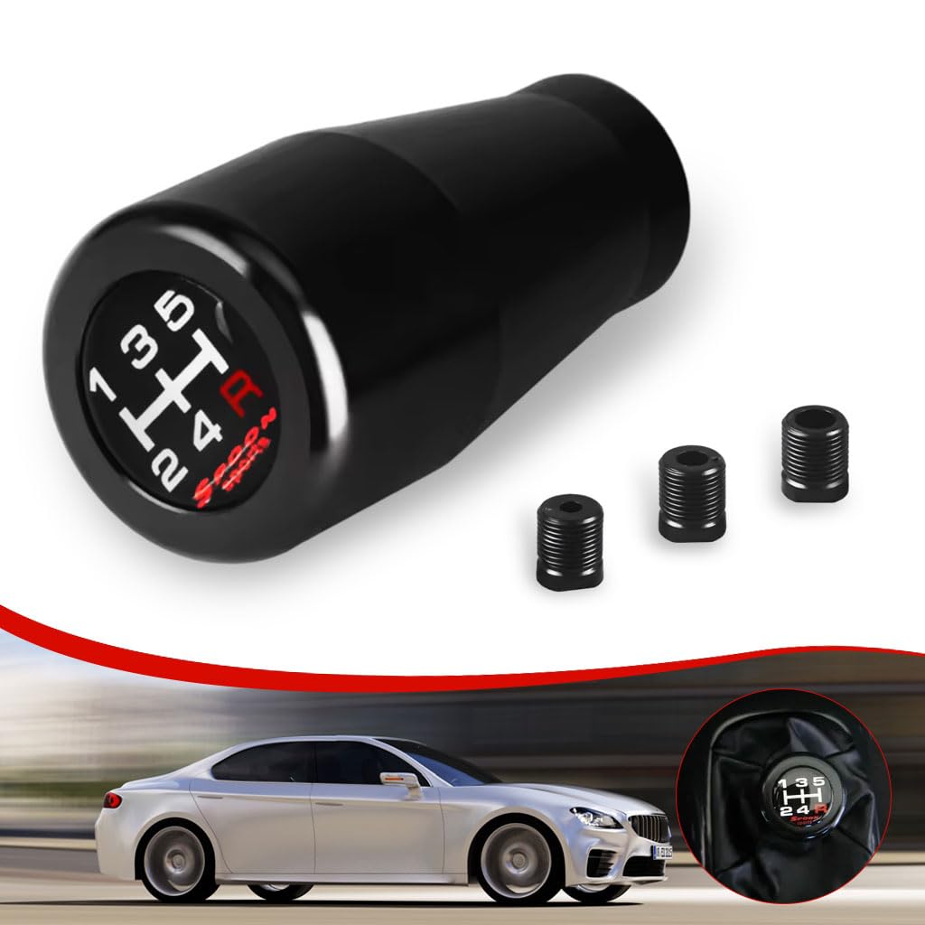 STHIRA Car Gear Knob for Manual Transmission with 5 Speed Design and Aluminum Alloy Build | Compatible with Suzuki Models