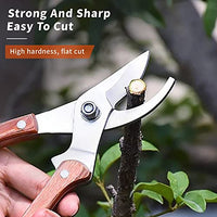 Supvox® Gardening Scissor with Safety Lock, Heavy Duty Gardening Pruner for Lawn Garden Home, Sharp Snip for Plants Pruning Stem Cutting (A)