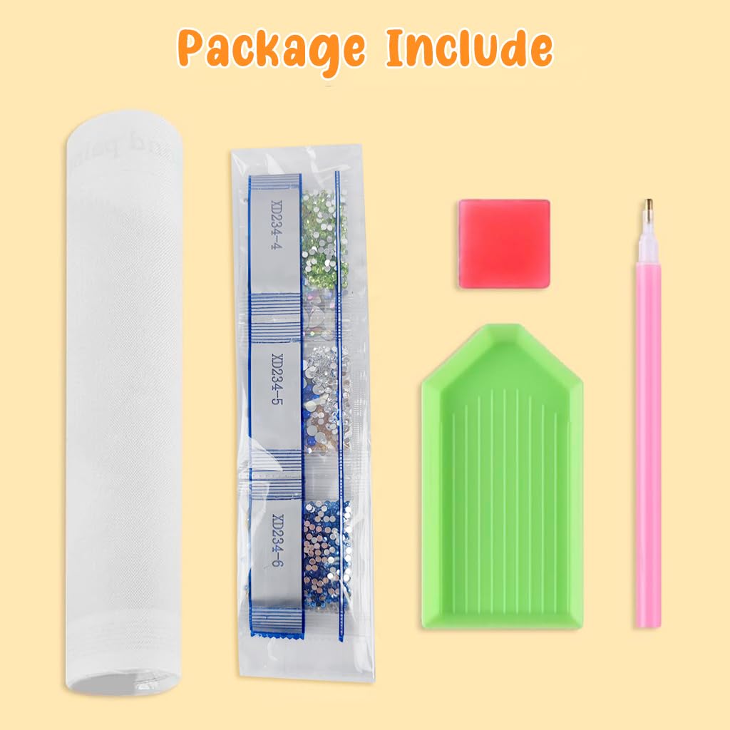 HASTHIP Diamond Painting Kit for DIY Butterfly Art featuring 8 Designs and Acrylic Material | Relaxing Craft for Adults and Kids