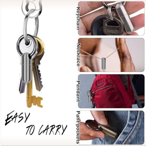 HANNEA® Micro Keychain Pill Holder 2PCS