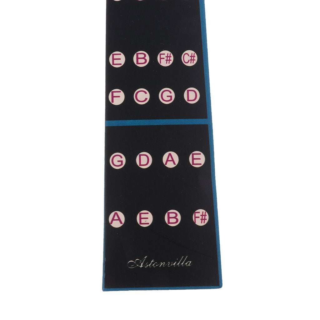 HASTHIP Violin Finger Guide for 4/4 Full Size Violin with Musical Alphabet Chart | 2PCS