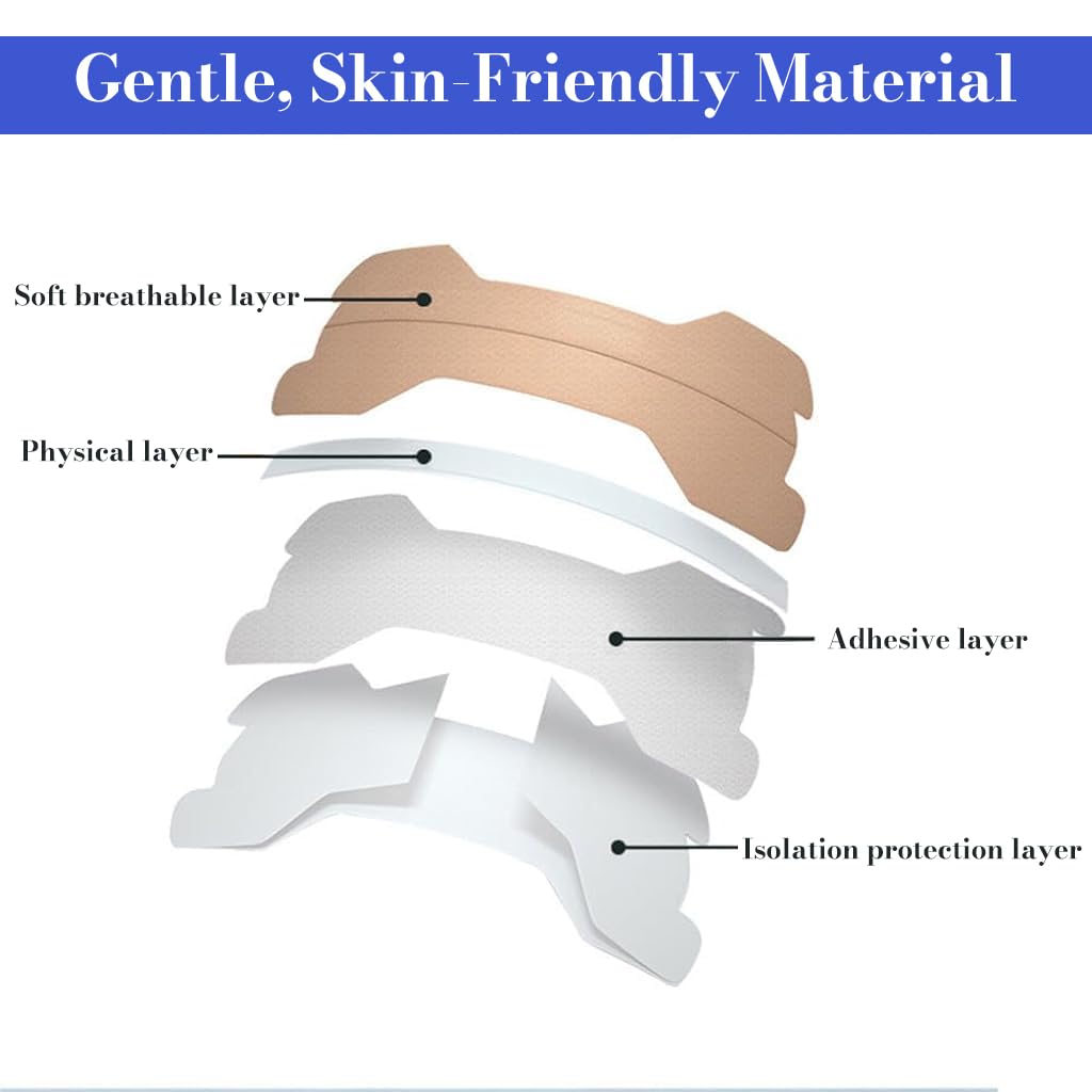 ZIBUYU Nose Strips for Breathing Relief with Hypoallergenic Adhesive 50 Count 55x17mm | Opens Nasal Passages for Easier Airflow