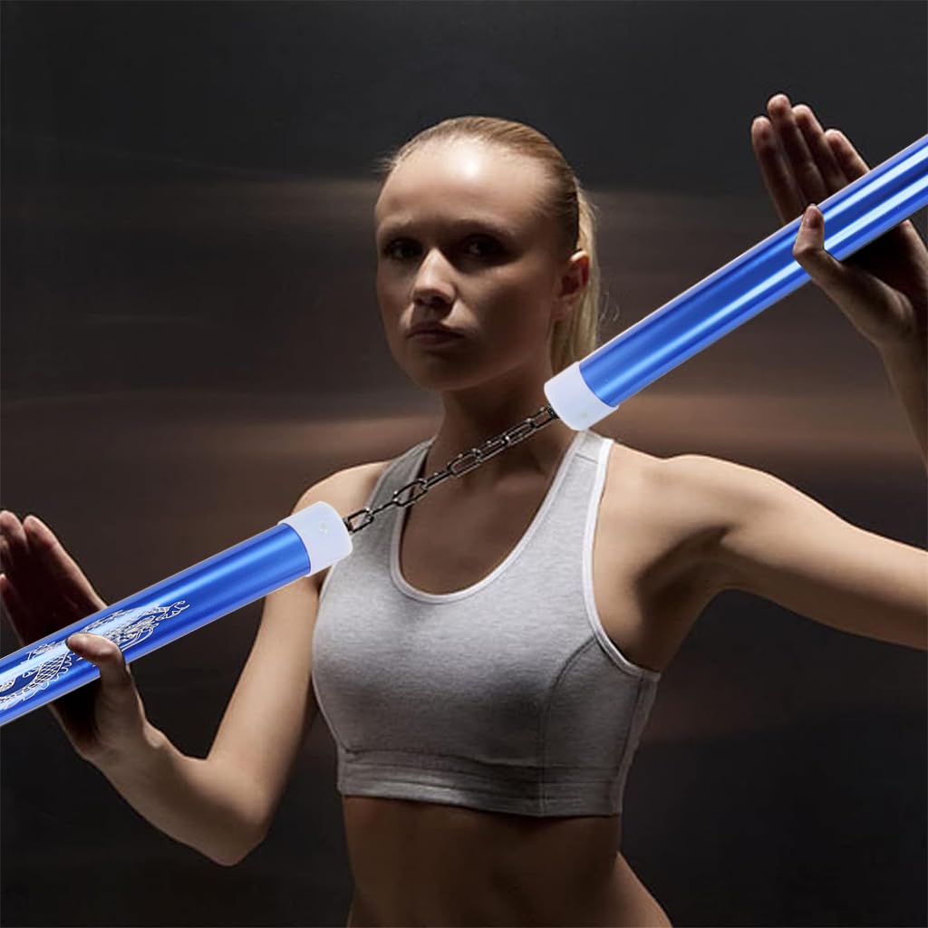 Optifit Nunchucks for Martial Arts Training featuring 360 Degree Rotation and EVA Foam Grip