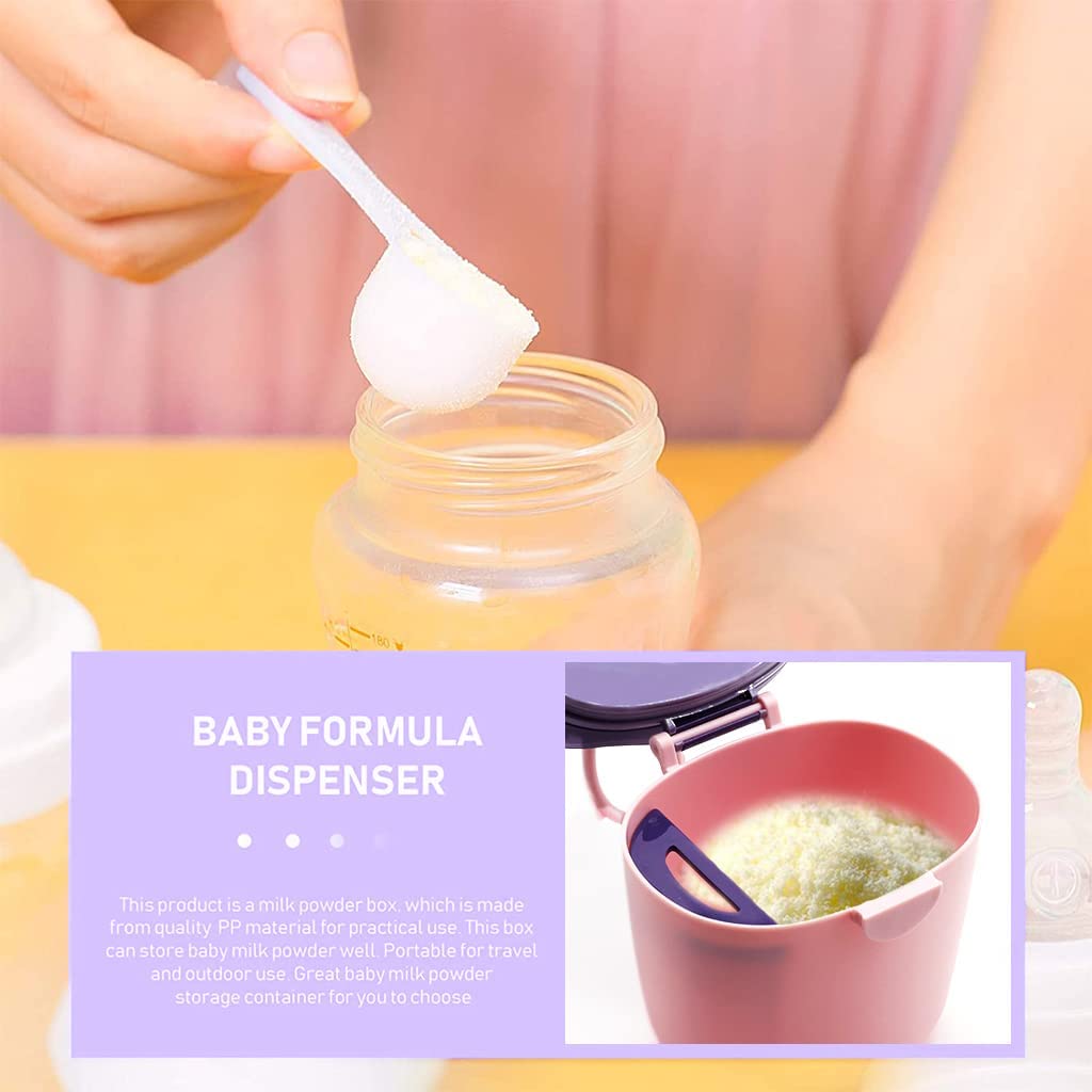 SNOWIE SOFT Baby Formula Dispenser for Travel with 300g Capacity and Double Layer Seal | BPA Free Foodgrade PP Container
