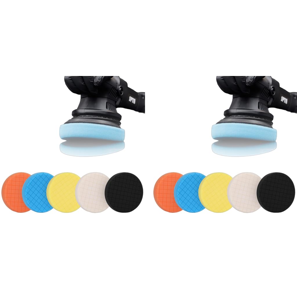 Serplex Buffing Polishing Pads for Car Waxing and Detailing | 10PCS Sponge Kit 15cm