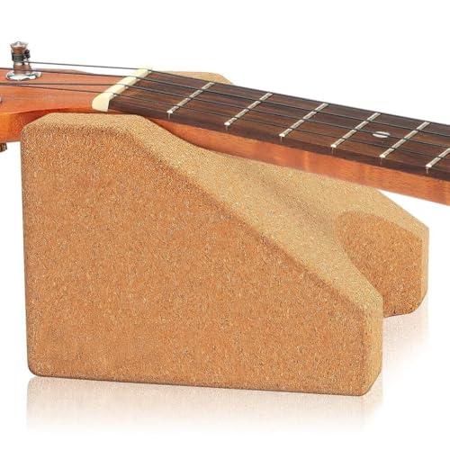 HASTHIP® Cork Guitar Neck Rest, Guitar Neck Cradle Support Pillow,