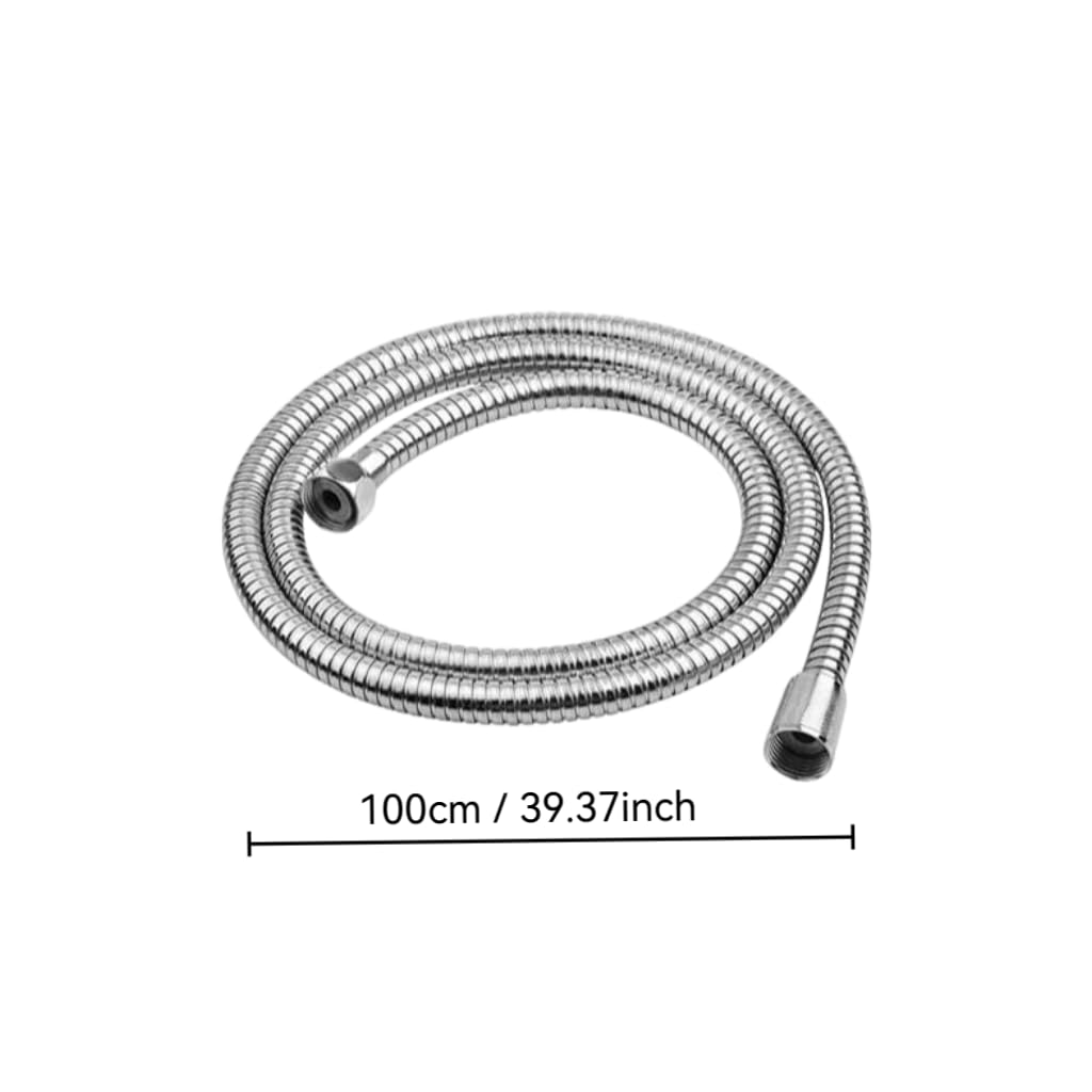 ZIBUYU Shower Hose for Toilet and Handheld Use featuring Anti Kink Design 1 Meter SS304 Chrome