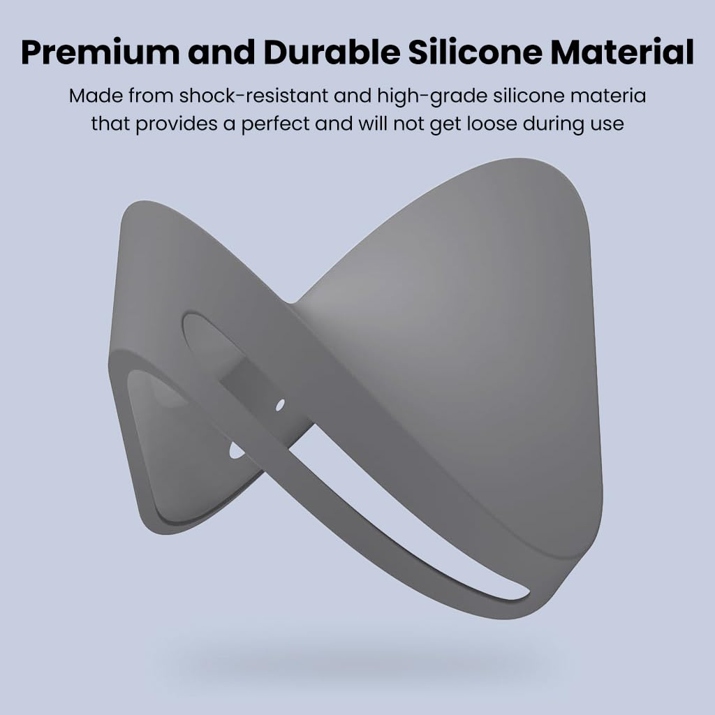 ZORBES Mac mini M4 Silicone Cover for Dustproof Protection featuring Precise Cutouts | Clear Anti Slip Skin