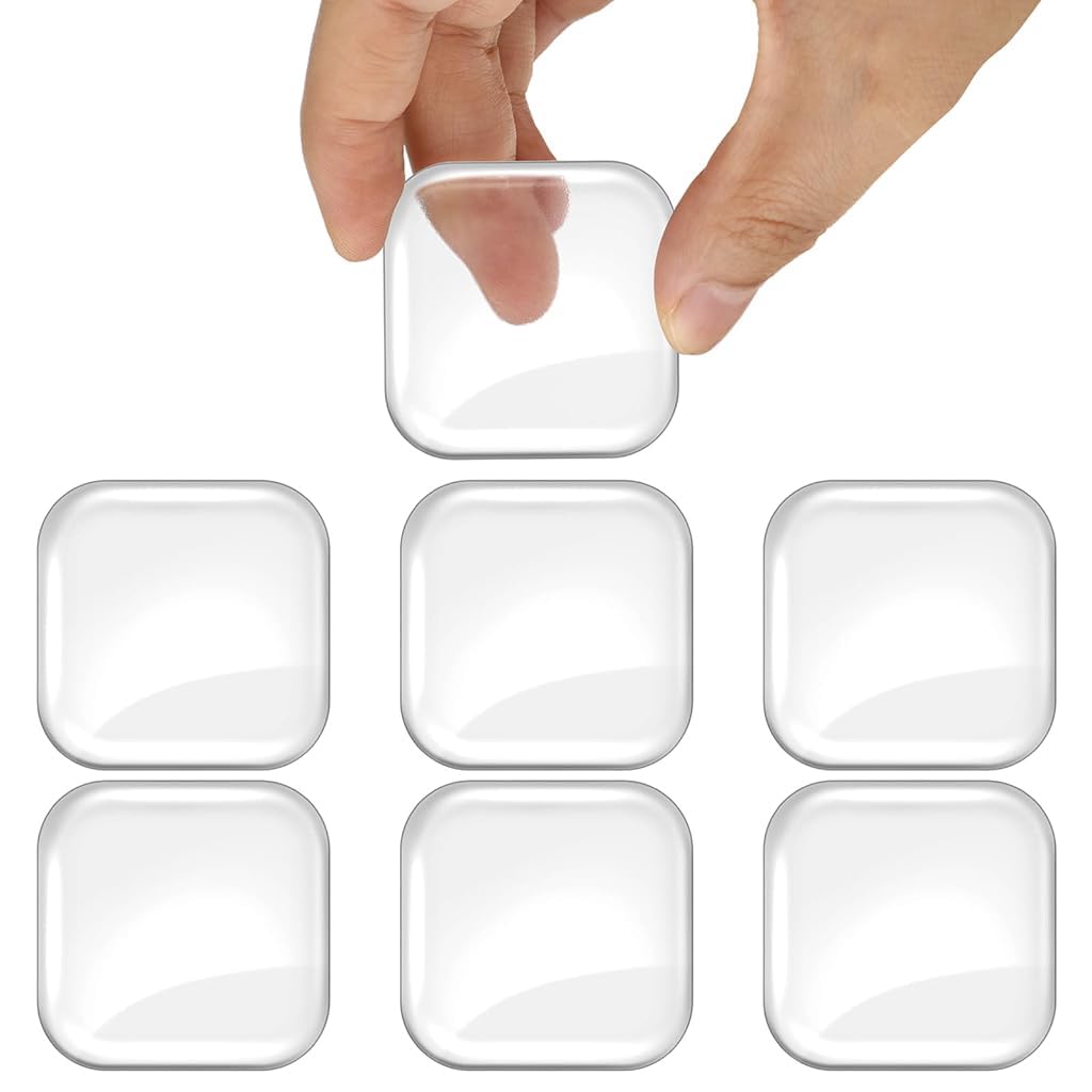 ZIBUYU Silicone Door Stopper for Home and Office featuring 1.57 in Adhesive Bumper | Noise Reduction Wall Protector