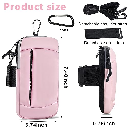 PALAY® Crossbody Bags for Women Mobie Pouch with Detachable Shoulder Strap & Carabiner, Sling Bag for women Accommodate Phones Less Than 7.2'' Phone Bags For Running