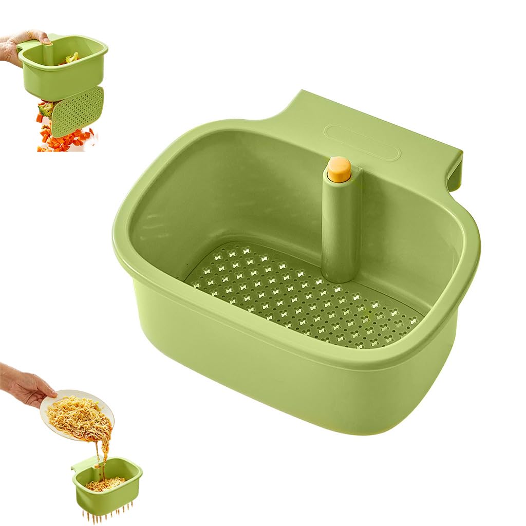 Supvox Kitchen Sink Strainer Basket for Faucet Hanging and Easy Food Waste Draining