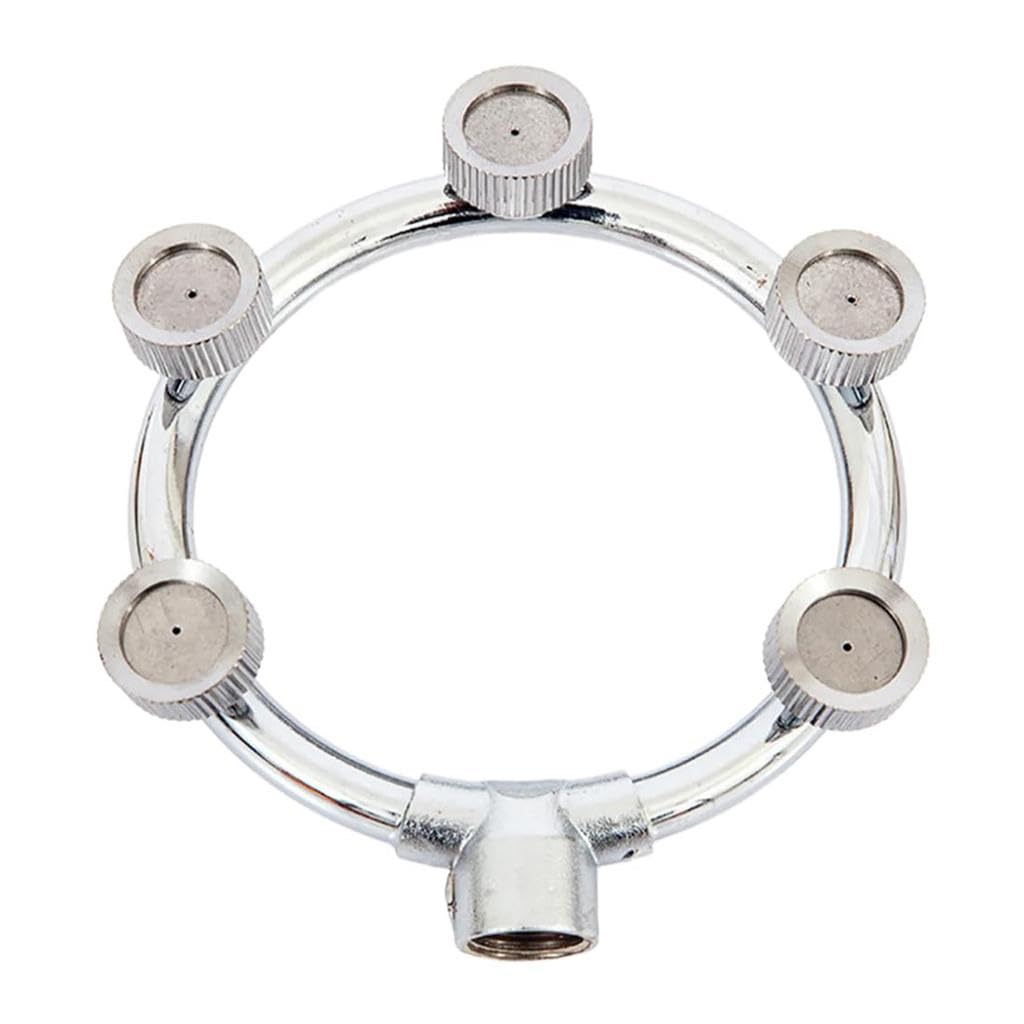 ZIBUYU Stainless Steel Atomizing Misting Nozzles for Garden Cooling and Irrigation | Ring-Shaped Porous Sprayers for Water-Saving Humidification