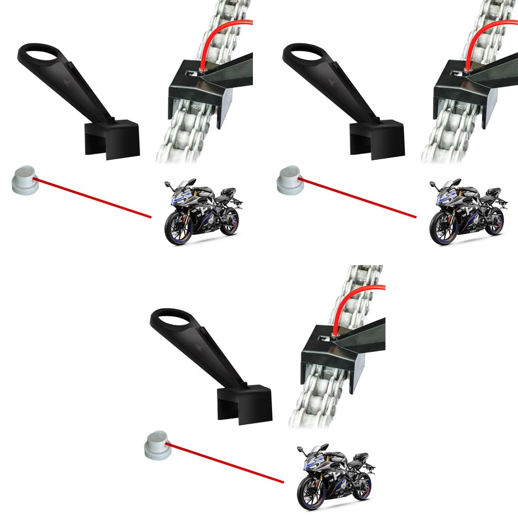 STHIRA Grease Spray Nozzle Attachment for Motorcycle and Bike Chains 3PCS | Precise Bearing Lubrication