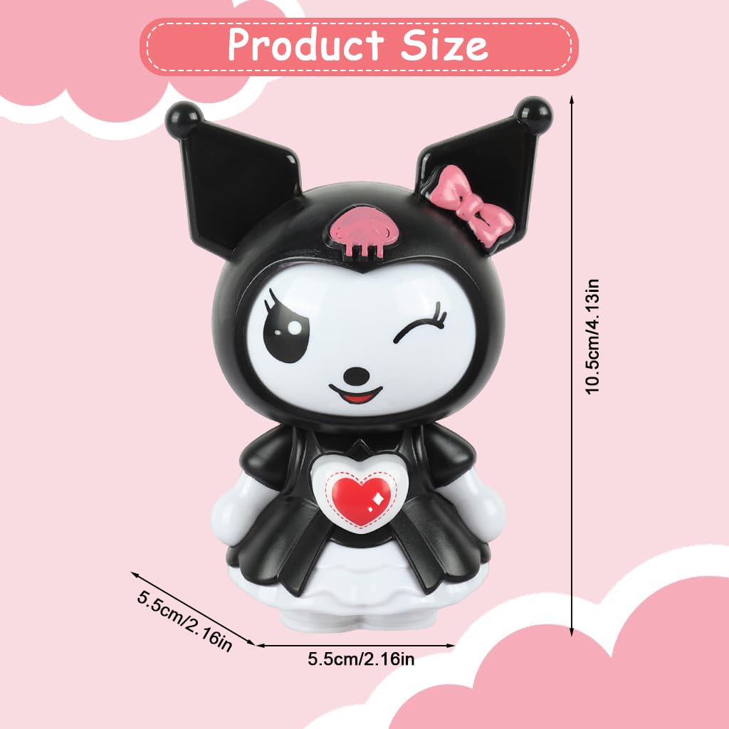 Zibuyu Kawaii Keychain Charm for Bags and Keys featuring 3 Changing Faces | PVC Gift for Girls