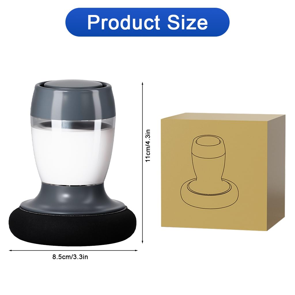 STHIRA Wax Applicator for Car Polishing with Built In Wax Dispenser Handle and Foam Pad