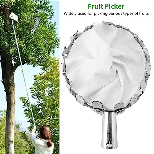 HASTHIP® Picking Basket for Fruit Picker Picking Head for Fruit Picker, Fruits Catcher Universal Picking Basket for Fruit Picker Screw Fixed Picking Head Labor-Saving Fruit Picking Tool