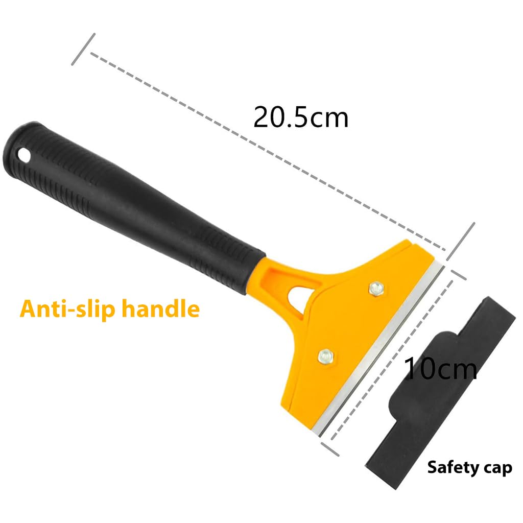 ZIBUYU® Wallpaper Smoothing Tool Include red Squeegee, Red Tape Measure, Vinyl Cutter and Craft with 4 Replacement Blades for Adhesive Contact Paper Application Win