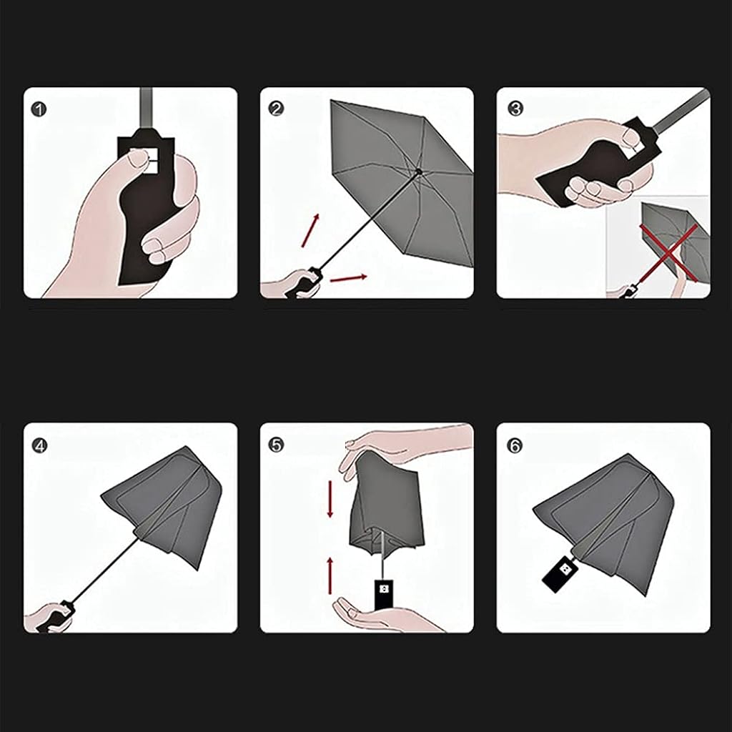 ZIBUYU® Big Umbrella For Rain&Sun Protection - Automatic Large Size Foldable Umbrella With Travel Cover For Man And Women Waterproof And Uv Resistant - 3 Fold Windproof Umbrell