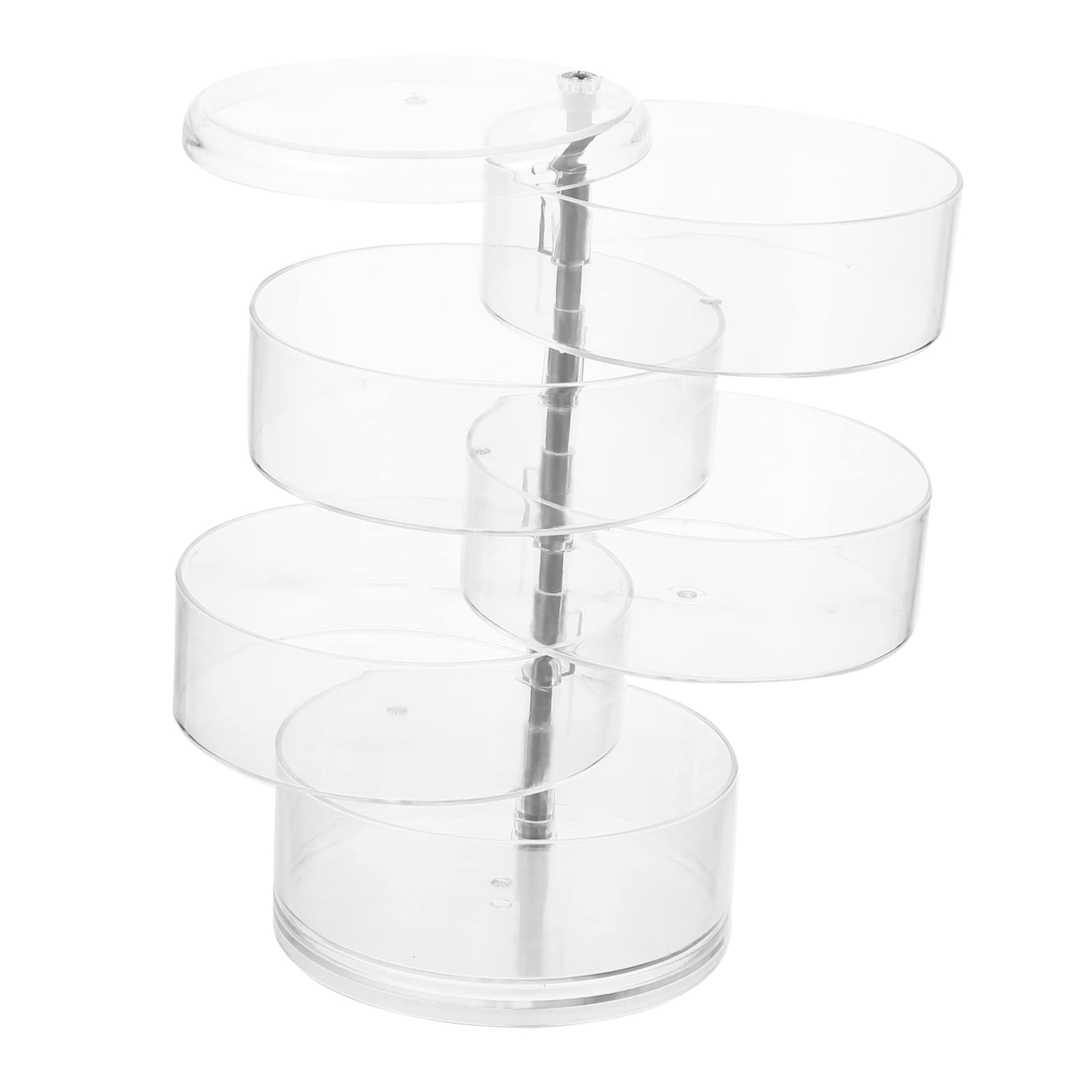 ZIBUYU® Mehrschichtige Schmuck-organizer-box Drehbarer Schmuckhalter