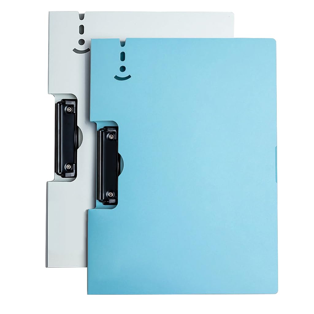ZIBUYU® File Folders for Documents A4 PVC Clipboards File Cover for Documents Office, Study, School, Executive Document Folder Documents Organizer Folder Multi-Functional Clipboard - 2 Pcs