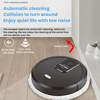 Verilux® Dry and Wet Sweeping Robot, Robotic Vvacuum Cleaner with Mopping Spray Humidification and Mopping in One, Multiple Cleaning Modes for Hardwood Floors, Marble, Ceramic Tiles, Pet Hairs
