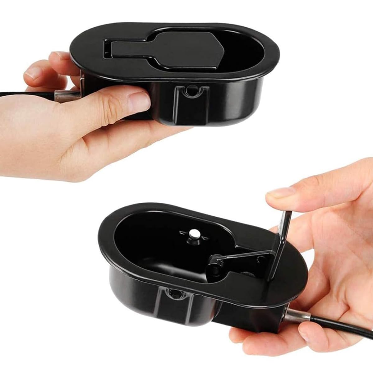 Serplex Recliner Sofa Handle Replacement for Ashley and Most Brands with 4.9 in Cable | Aluminum Alloy Pull Lever