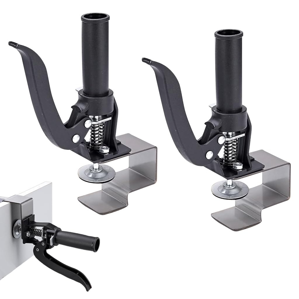 Serplex Woodwork Clamps for DIY and Metalworking featuring Screw Fixing Design and Stainless Steel | 2Pcs Set