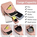 PALAY® Crossbody Bag for Women Sling Bag for Women Crossbody Bag for Women Phone Bag Oxford Cloth Stylish Pink Chest Bag Versatile Fashion Sling Bag Travel Shoulder Bags