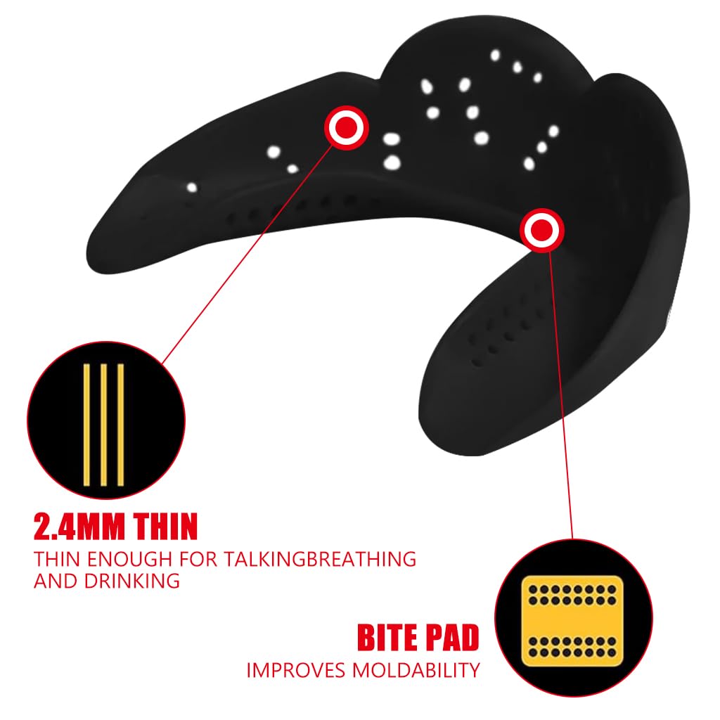 Proberos Mouth Guard for Boxing and MMA with 1.6mm Ultra Slim EVA Fit | Adult and Youth Protection