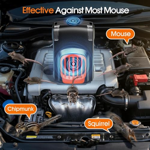 STHIRA® Upgraded 3-in-1 Repellent for Car Engines Rodent