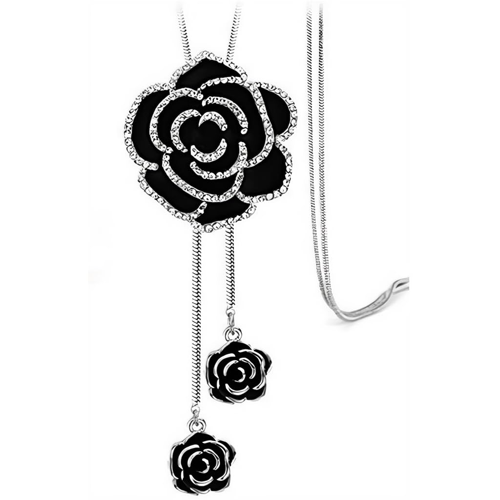 ZIBUYU® Pendant Long Necklace for Women Sweater Chain