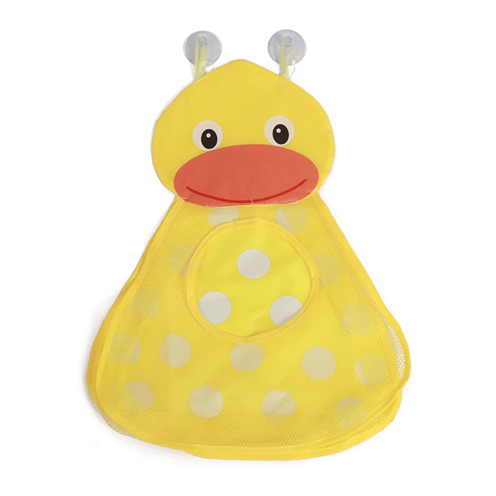 SNOWIE SOFT® Baby Bath with 1 pcs Bath Storage & Organizer Bag for Tub Fishing Game and Pool Duck Bathroom Hanging Mesh