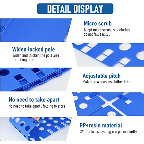 ZIBUYU Clothes Folding Board Quick Adjustable Clothing Flip Fold Time Saving Clothing Folding Board Handy and Neat Wardrobe Cloth Organizer T-shirt Folding Board, Long Sleeves, Shirt - 1