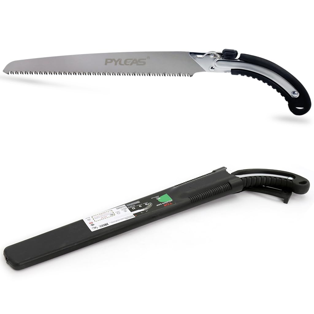 Optifit Hand Saw for Gardening with 13.7 in SK5 Steel Blade & Protective Sleeve | 2PCS