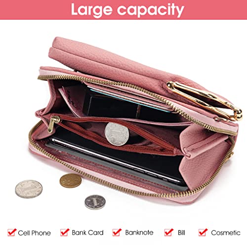 PALAY® Sling Bags for Women Stylish Phone Pouch with Back Touch Screen Cell Phone Bag PU Leather Crossbody Bags Women Purse Wallet