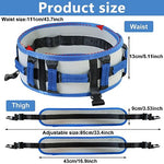HANNEA® Transfer Belt with Leg Loops, Safety Gait Assist Device for Lifting Elderly Aid Walking Gait Belt with Quick Release Buckle, S