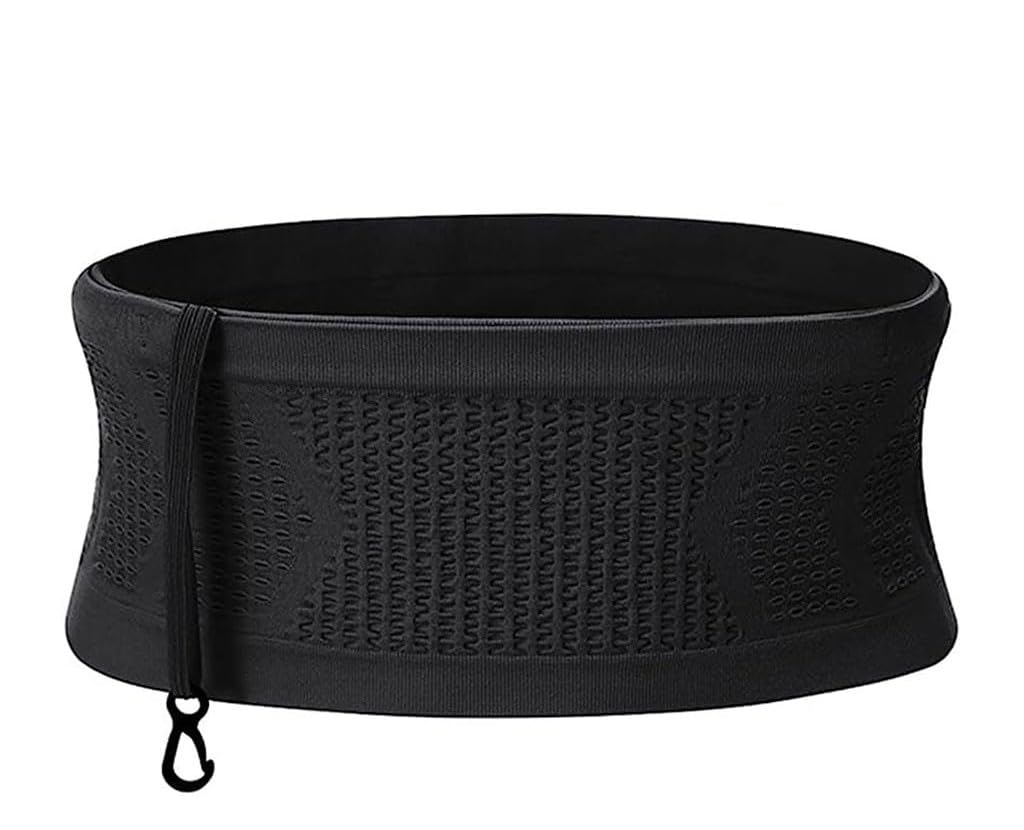 PALAY Running Belt Bag for Workouts with 360° Open Pocket and Adjustable 27–30 in Waist | Breathable Nylon Lycra