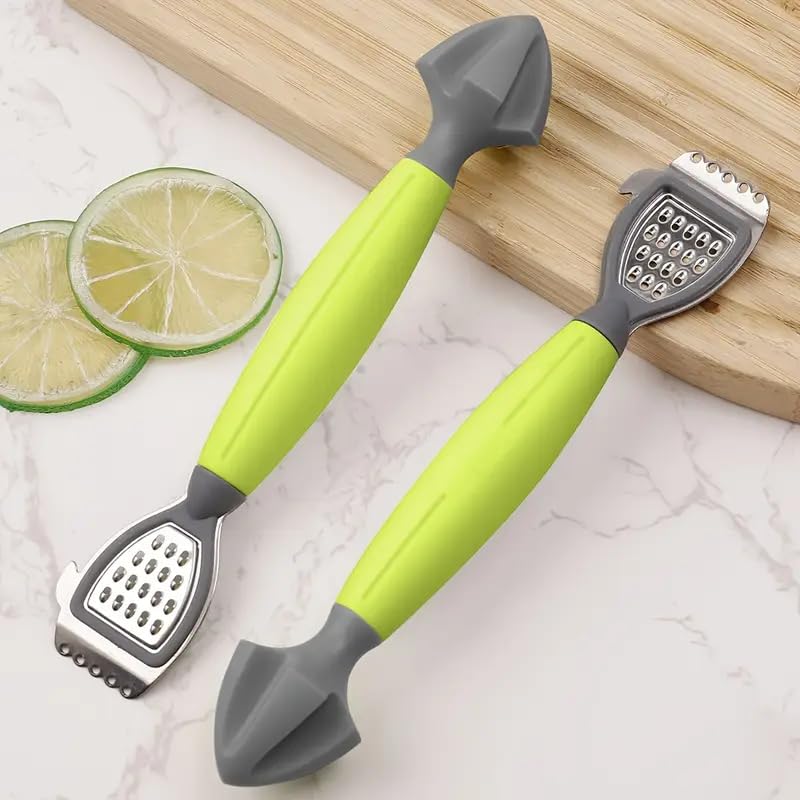 HASTHIP® 2PCS [Plastic Multifunctional Rice Scooping] Rice Measuring Spoon, Rice Scooping Cup, Grain Measuring Spoon, Kitchen Multifunctional Plastic Cartoon Shape