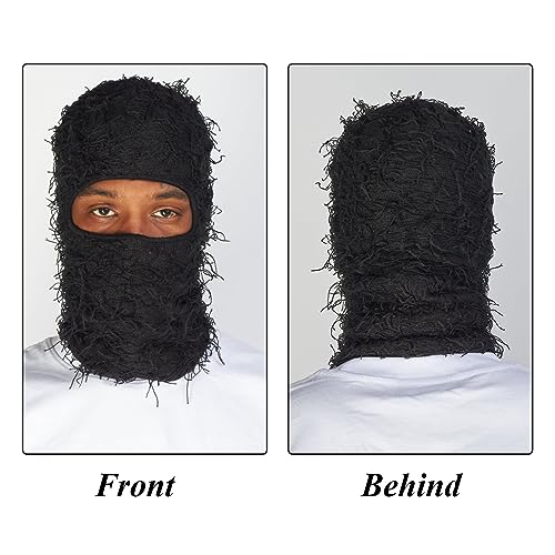 Proberos® Full Face Ski Mask for Men Women, Knitted Balaclava Stylish Winter Face Mask for Skiing Motorcycle Running Riding, Thermal & Windproof