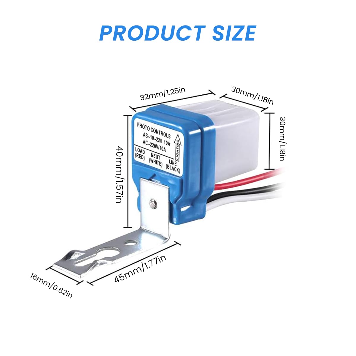 Serplex Photocell Switch 15PCS for Pathway Porch and Stair Lighting featuring Automatic Dusk to Dawn Sensor Control